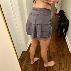 Purple Lululemon Tall Pace Rival Tennis Skirt